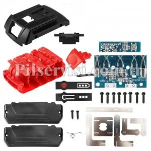 Bosch 18V batarya kasa seti BMS dahil 10 hücreli Li-ion batarya kutusu Bosch uyumlu Bosch batarya tamir kasa seti BMS devreli batarya gövdesi Bosch 18V DIY batarya kasa