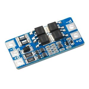 OLT 2S 20A Li-ion BMS kartı 8.4V batarya koruma devresi balanslı BMS modülü 2S batarya yönetim kartı 20A BMS kartı yakın görünüm