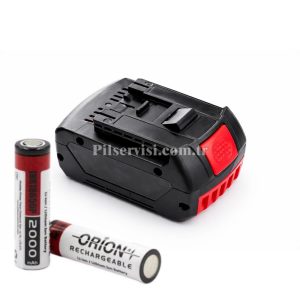Bosch uyumlu 18v batarya