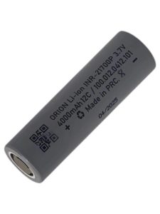 Orion 21700 4000mAh 12C lityum iyon pil yüksek akım hücresi 3.7V 21700 li-ion pil yakın görünüm